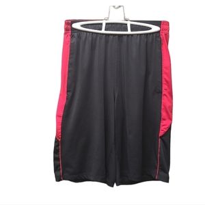 Devops mens black red athletic shorts small